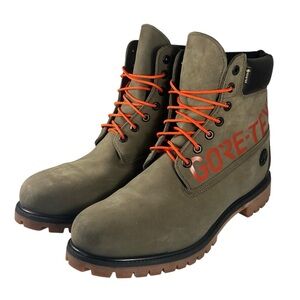Timberland X Gore-Tex Lace Up Boot Limited Release A2ECU Green Mens Shoe Size 13